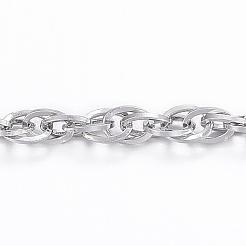 Tarnish Resistant 304 Stainless Steel Rope Chains&nbsp;CHS-H008-01P