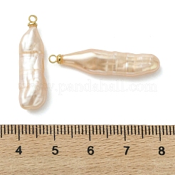 Natural Baroque Keshi Pearl Pendants&nbsp;PALLOY-JF05302-01