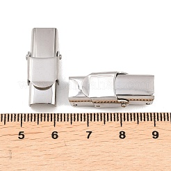 Tarnish Resistant 201 Stainless Steel Watch Band Clasps&nbsp;STAS-P221-22A-P