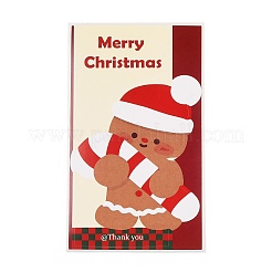 120Pcs Christmas Square Self Adhesive Paper Stickers Roll&nbsp;DIY-M070-07B