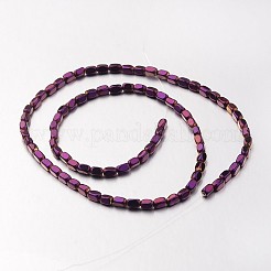 Electroplate Non-magnetic Synthetic Hematite Bead Strands&nbsp;G-F300-40B-04