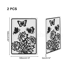 Plastic Embossing Folders&nbsp;DIY-WH0186-60