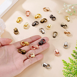 24Pcs 8 Colors Alloy Bag Suspension Clasps&nbsp;FIND-TA0009-98