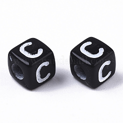Opaque Acrylic Beads&nbsp;X-SACR-N002-01C-1