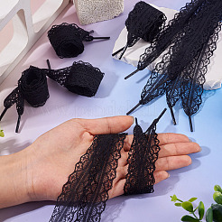 10 Pairs Polyester Lace Shoelaces&nbsp;AJEW-TA0003-14C