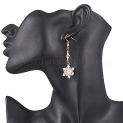 Glass Seed Beads Dnagle Earrings&nbsp;EJEW-MZ00501-02