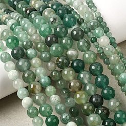 Grade AB Natural Green Aventurine Bead Strands&nbsp;G-G666-01A