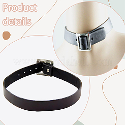 1Pc Leather Punk Rock Style Necklaces&nbsp;NJEW-CL0001-05