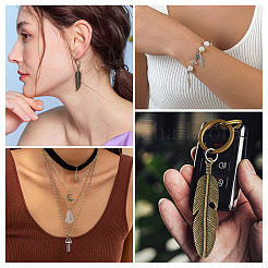 40Pcs 10 Styles Tibetan Style Alloy Pendants&nbsp;TIBEP-TA0001-44
