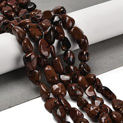 Natural Mahogany Obsidian Beads Strands&nbsp;G-P497-01E-87