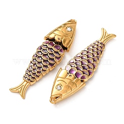 304 Stainless Steel Enamel Pendants&nbsp;STAS-Z193-13G-05B
