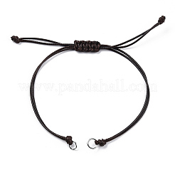 Korean Waxed Polyester Cord Braided Bracelets&nbsp;X1-MAK-T010-02P