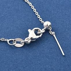 Stainless Steel Cable Chain Bracelets for Men Women&nbsp;BJEW-G736-11S