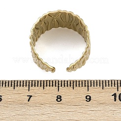 304 Stainless Steel Cuff Rings&nbsp;RJEW-D332-012K-G