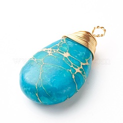 Dyed Natural Regalite/Imperial Jasper/Sea Sediment Jasper Pendants&nbsp;PALLOY-JF00881
