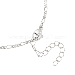 Brass Figaro Chain Bracelet Making&nbsp;KK-CBADBBF-06P