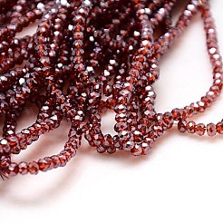 Electroplate Glass Beads Strands&nbsp;EGLA-J025-F13