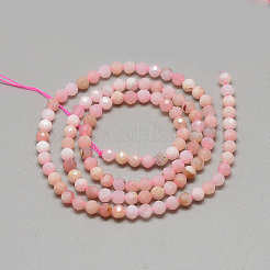 Natural Pink Opal Beads Strands&nbsp;G-S264-19-3mm