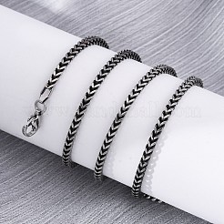 2.5MM 304 Stainless Steel Wheat Chain Necklaces&nbsp;NJEW-Q013-15A
