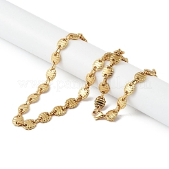 201 Stainless Steel Chain Necklaces&nbsp;NJEW-I127-04G