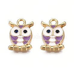 Alloy Enamel Pendants&nbsp;X-ENAM-S119-014D