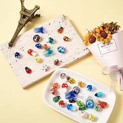 116Pcs Handmade Lampwork Beads&nbsp;LAMP-CD0001-10