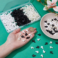 360Pcs 3 Colors Opaque Acrylic Beads&nbsp;SACR-NB0001-19