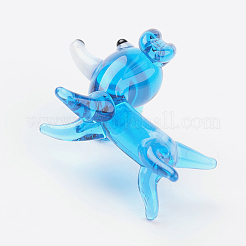 Handmade Lampwork Puppy Home Display Decorations&nbsp;LAMP-J084-24