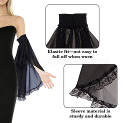 1 Pair Polyester Sleeve for Women&nbsp;AJEW-ME0003-39A