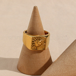 316L Surgical Stainless Steel Finger Rings&nbsp;WG8BDB4-01