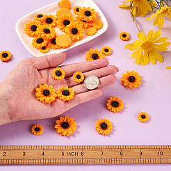 100Pcs 4 Style Resin Cabochons&nbsp;CRES-CD0001-01