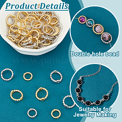 80Pcs 4 Colors Brass Bead Frames&nbsp;FIND-PH0021-29