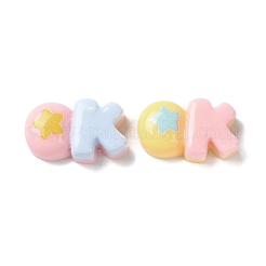 Opaque Resin Cabochons&nbsp;CRES-F030-01L