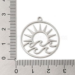 Non-Tarnish 201 Stainless Steel Pendants&nbsp;STAS-B049-07P