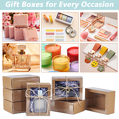 Kraft Paper Cardboard Gift Drawer Boxes&nbsp;LS-CON-WH0085-129A