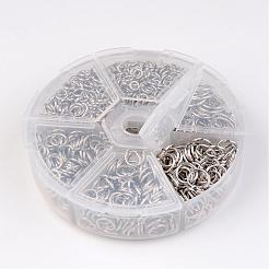 1 Box Open Jump Rings Brass Jump Rings&nbsp;KK-JP0008-P-NF
