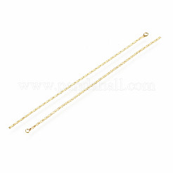 Brass Boston Link Chain Tassel Pendants&nbsp;KK-S356-184G-NF
