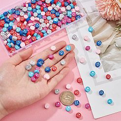 6 Strands 6 Colors Handmade Polymer Clay Bead Strands&nbsp;CLAY-NB0001-71