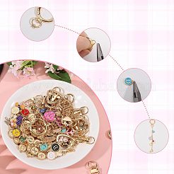 1 Bag DIY Keychain Kit&nbsp;DIY-GL0007-19A
