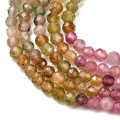 Gradient Color Natural Multicolor Tourmaline Beads Strands&nbsp;G-D110-A02-06