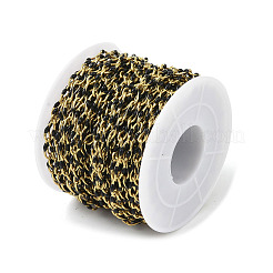 Ion Plating(IP) 304 Stainless Steel Dapped Chains&nbsp;AJEW-Q150-09G-02
