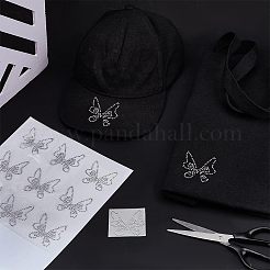 Glitter Hotfix Rhinestone(Hot Melt Adhesive On The Back)&nbsp;DIY-FG0001-47