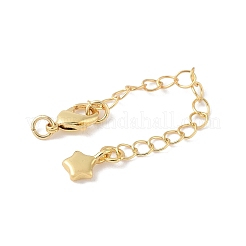 Brass Chain Extender&nbsp;KK-B148-06G-03