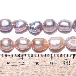 Natural Cultured Freshwater Pearl Beads Strands&nbsp;PEAR-N014-08D-02