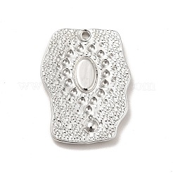 Tarnish Resistant 304 Stainless Steel Pendant Cabochon Settings&nbsp;STAS-I197-004P
