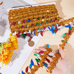 Polyester Braid Sequin Trimming&nbsp;OCOR-WH0085-03B