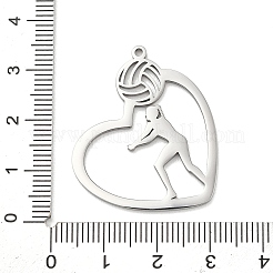 Non-Tarnish 304 Stainless Steel Pendants&nbsp;STAS-K287-05P