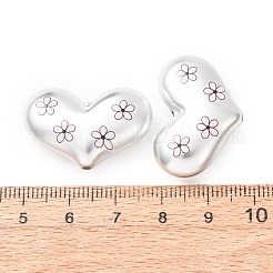 Plating Printed Acrylic Beads&nbsp;AC-CBA655C-09