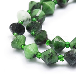 Natural Ruby in Zoisite Beads Strands&nbsp;G-E569-C02
