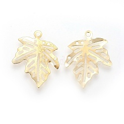 Autumn Theme Iron Filigree Pendants&nbsp;LS-X-IFIN-F158-41G